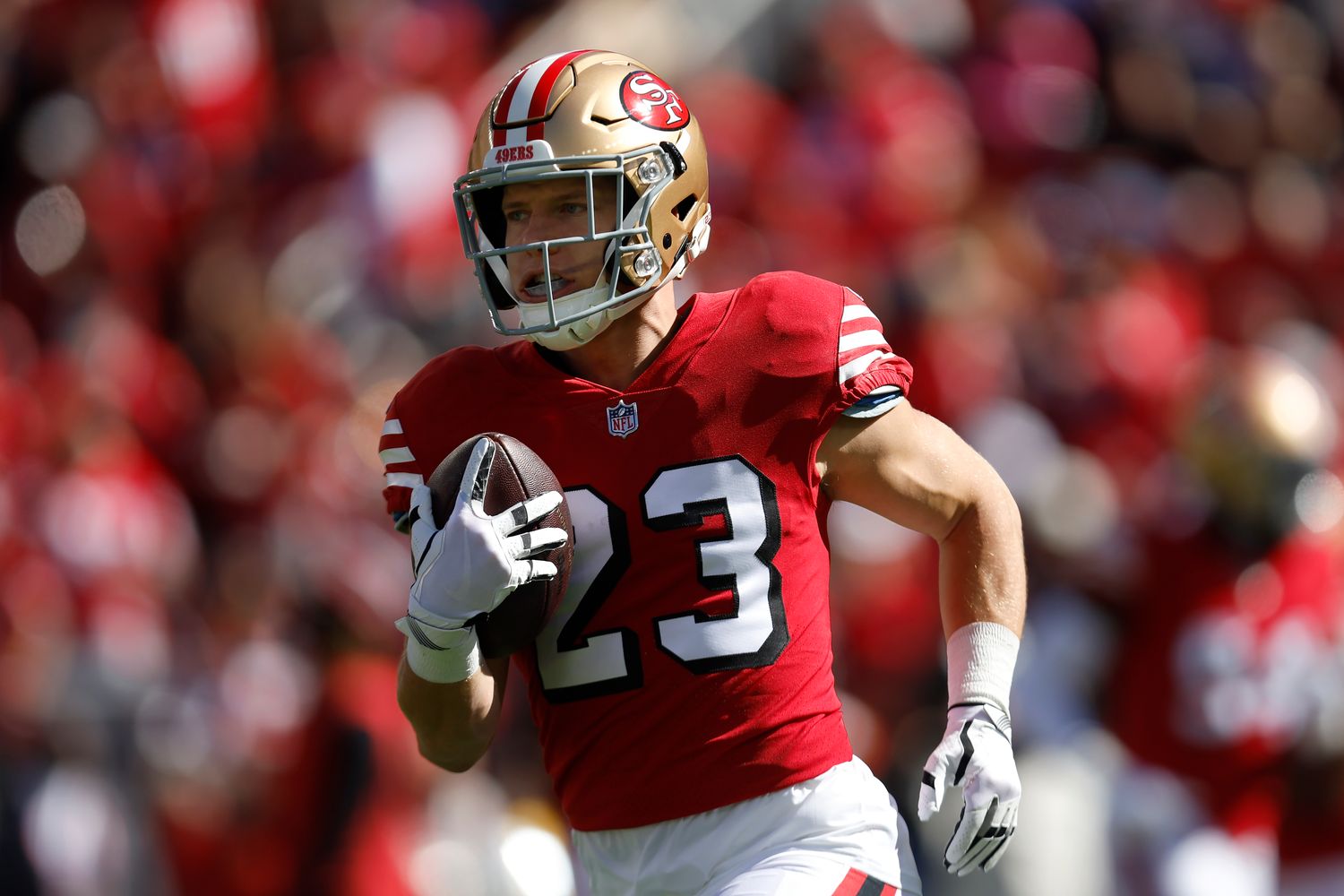 Christian McCaffrey makes his San Fran debut.